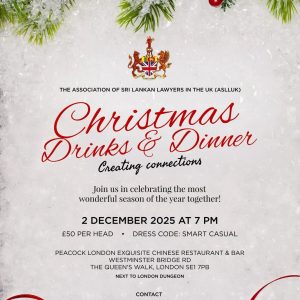 Christmas Drinks & Dinner - 2025